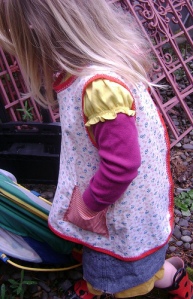 I made this smock using Amy Karol's Bend the Rules Sewing book
